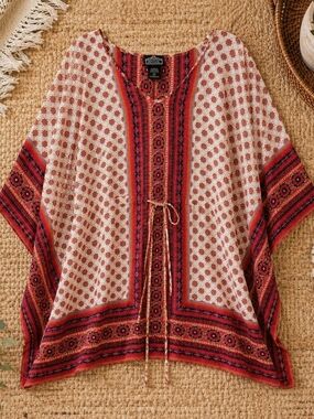 Angie Boho Tunic 1X Johnny Was Inspired